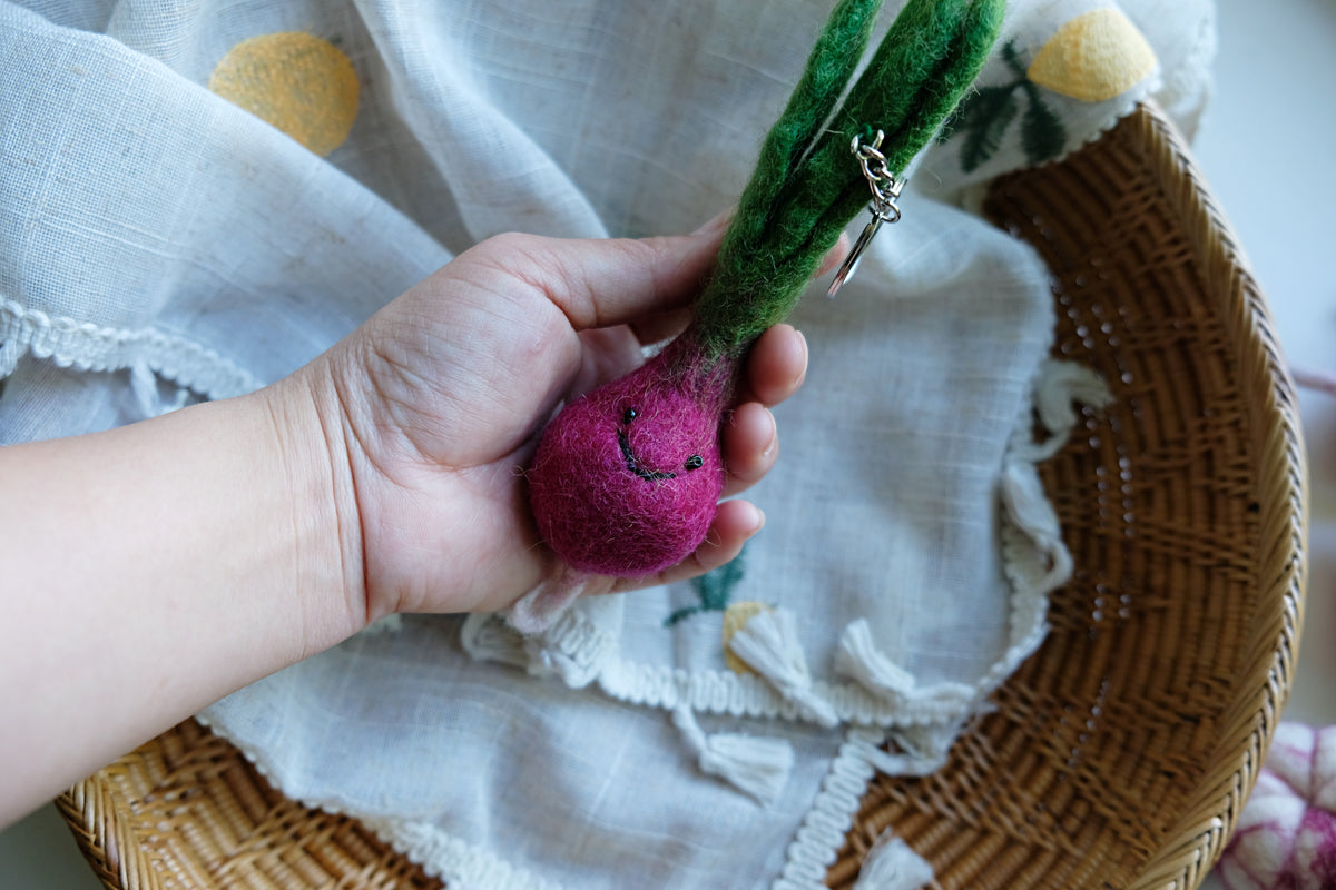 Avocado keychain
