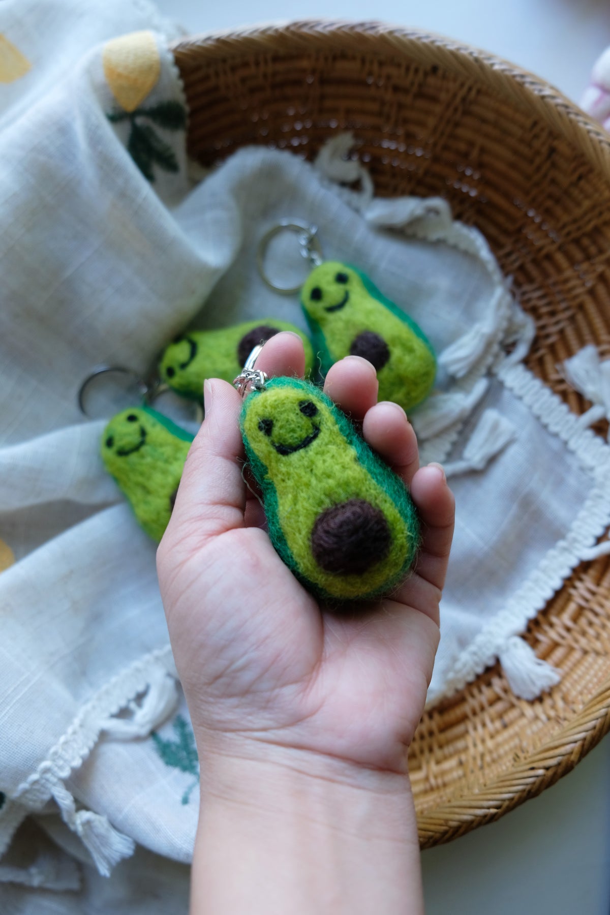 Avocado Keychain