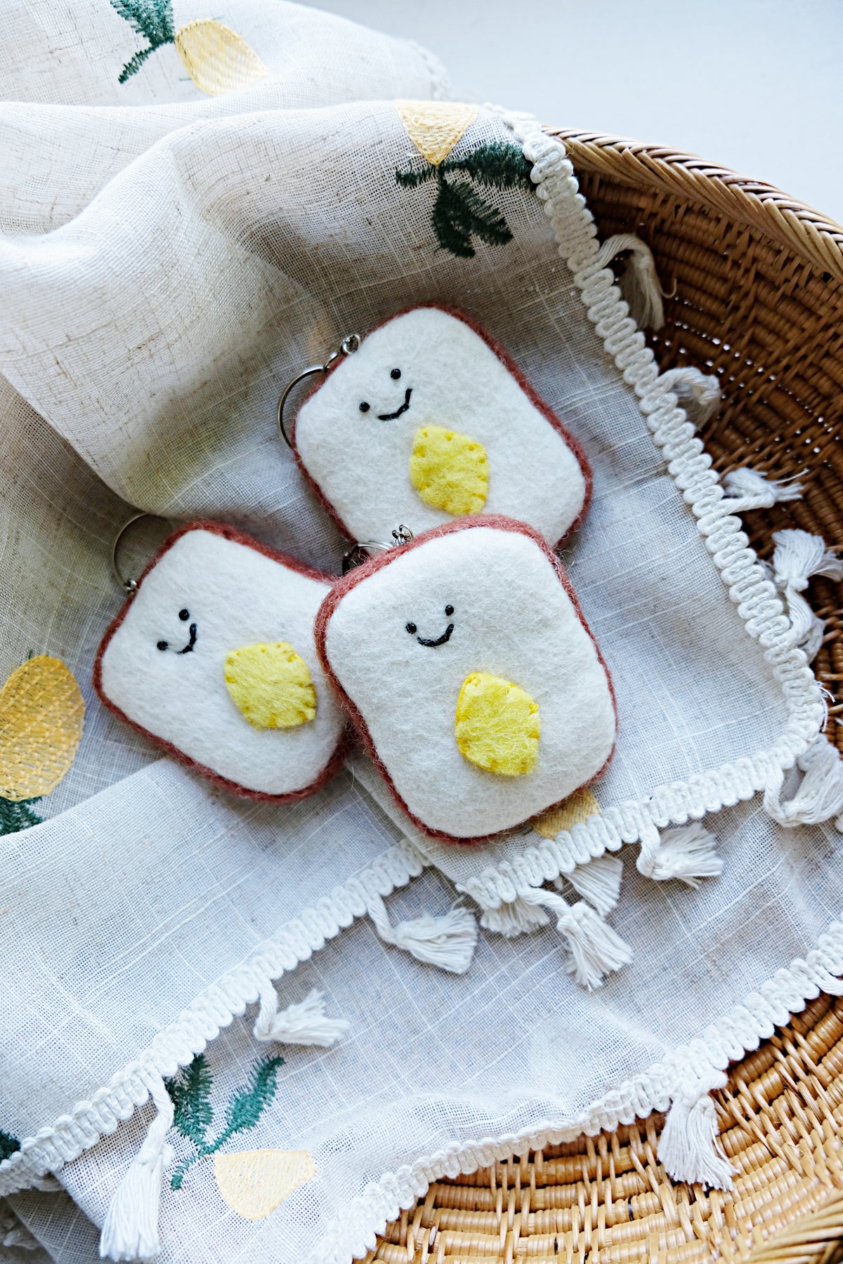 Butter and Toast keychain