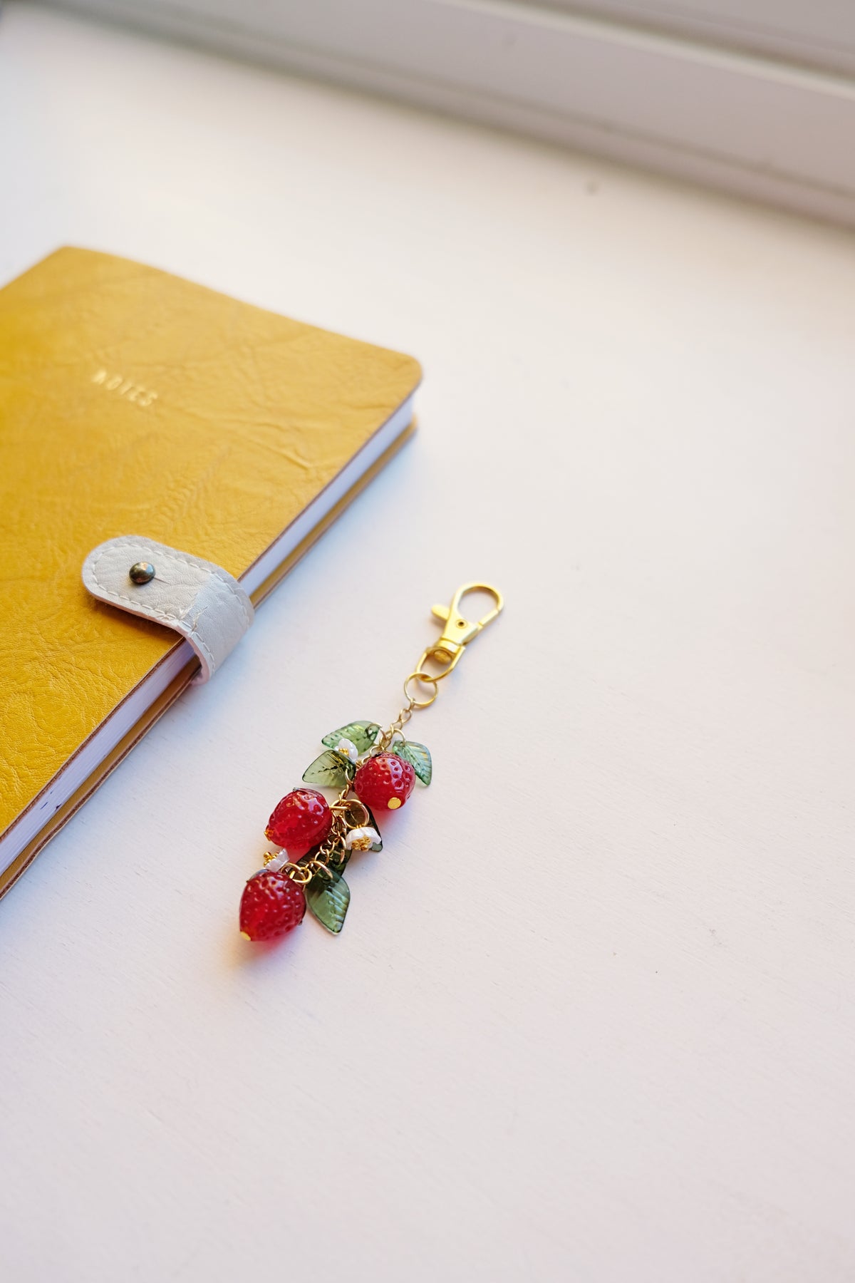 Red Strawberry Bag Charm
