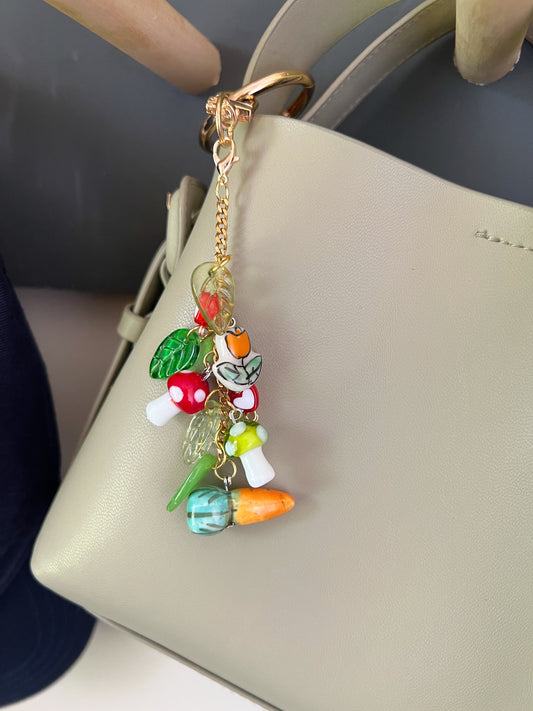 Garden Picnic Charm, cottage core, Whimsical Nature charm
