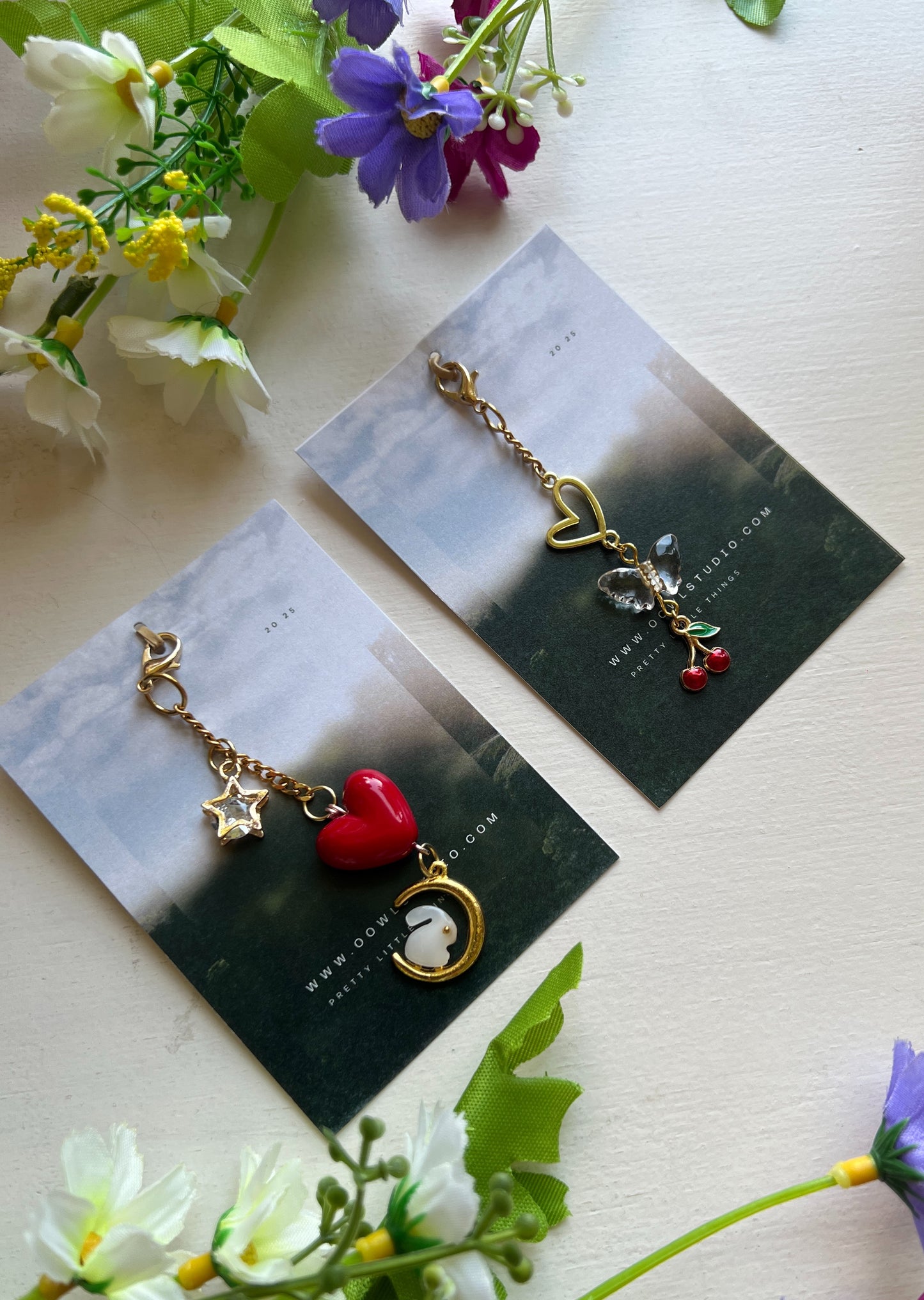 Sweet Moonlight whimsical bag charm