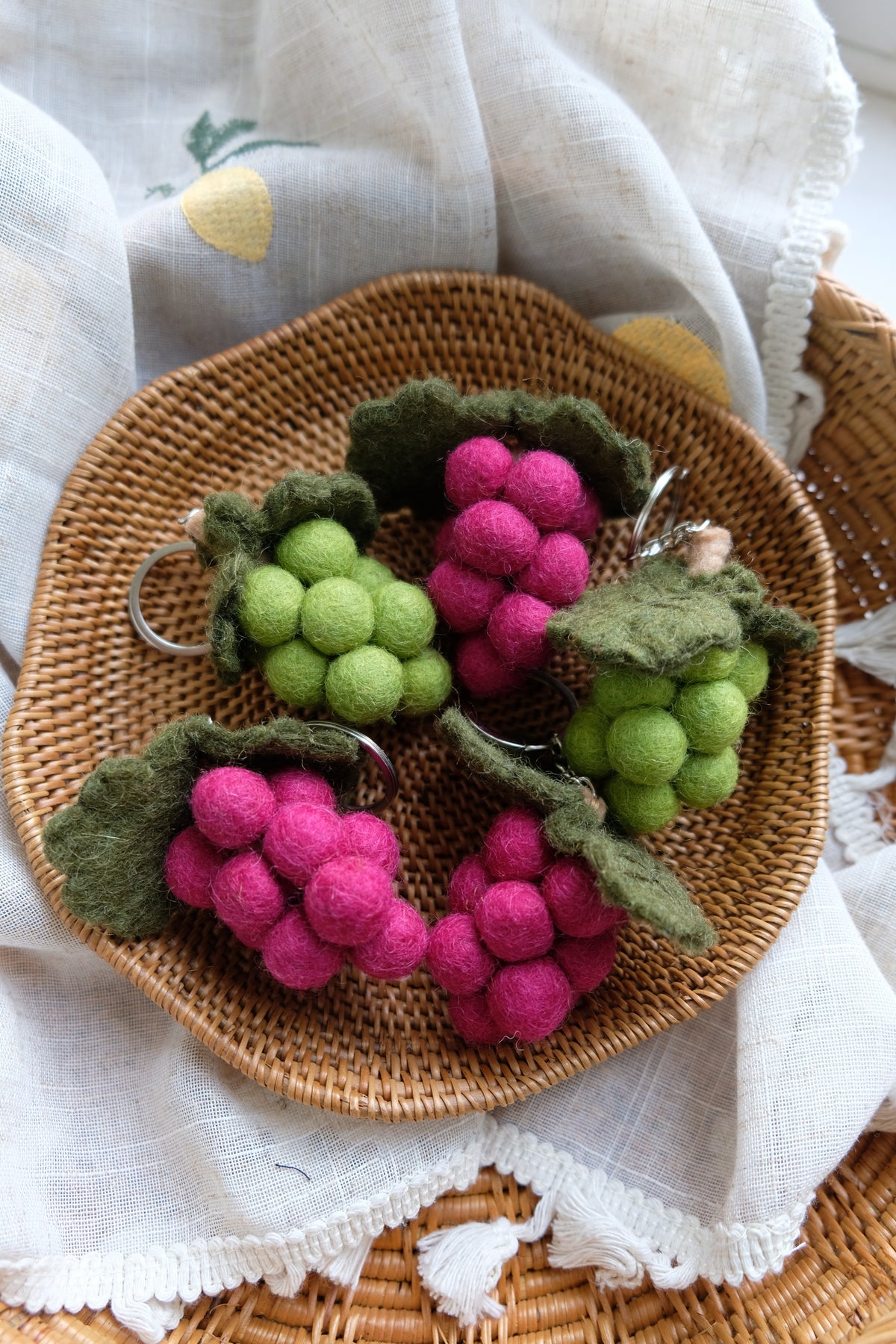 Grape Keychain