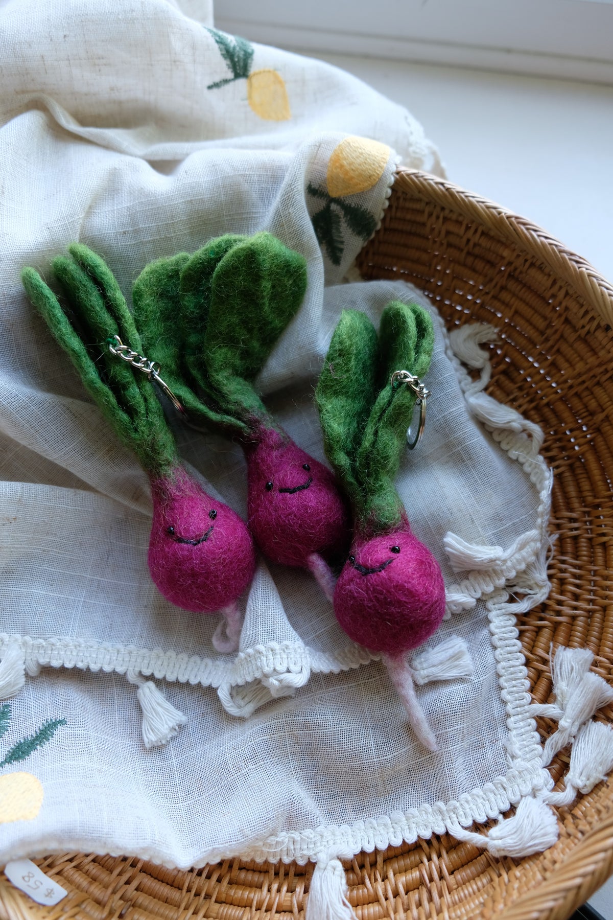 Avocado keychain