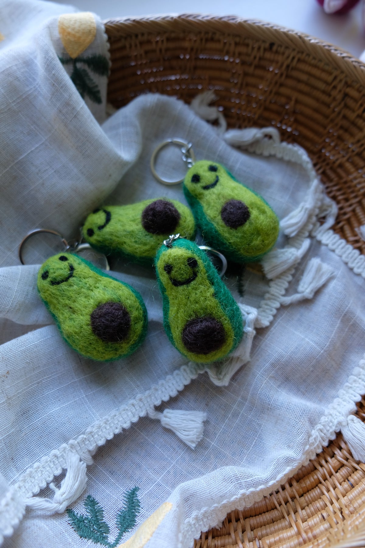 Avocado Keychain