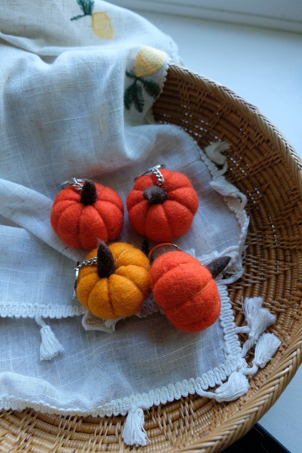 Pumpkin Keychain