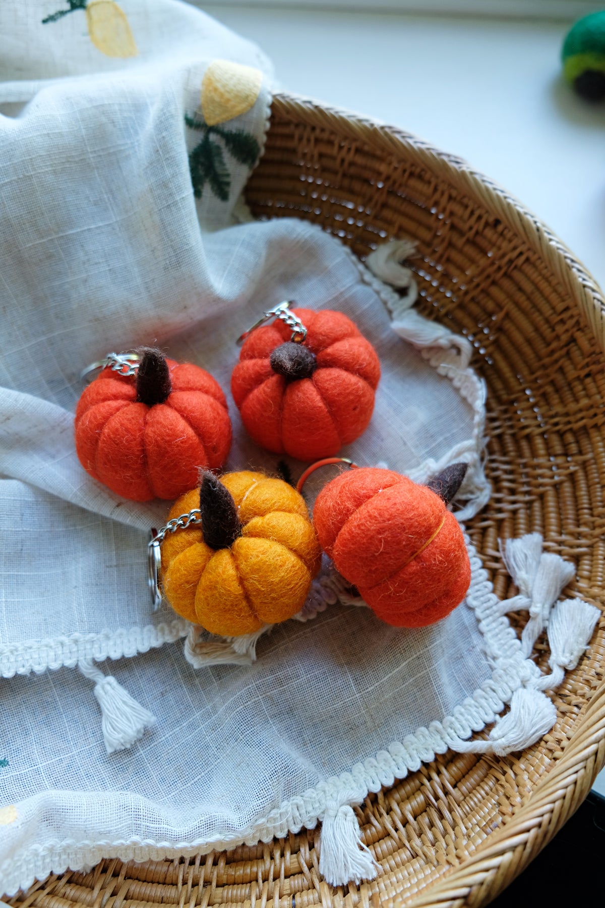 Pumpkin Keychain