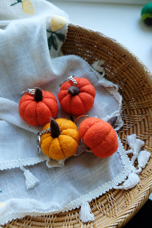 Pumpkin Keychain