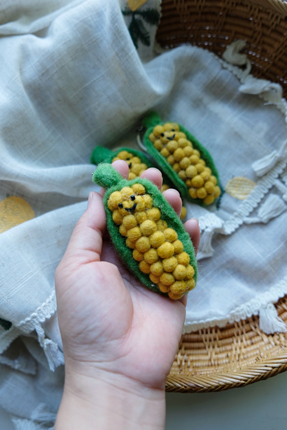 Corn Keychain