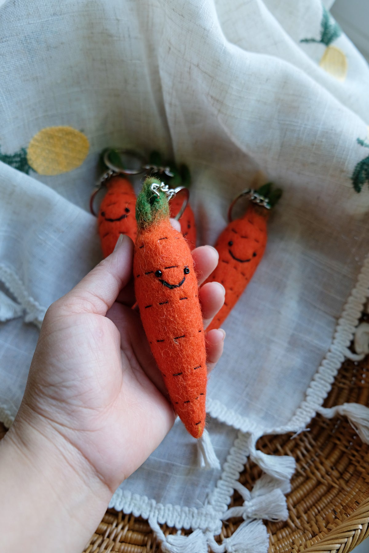 Carrot Keychain
