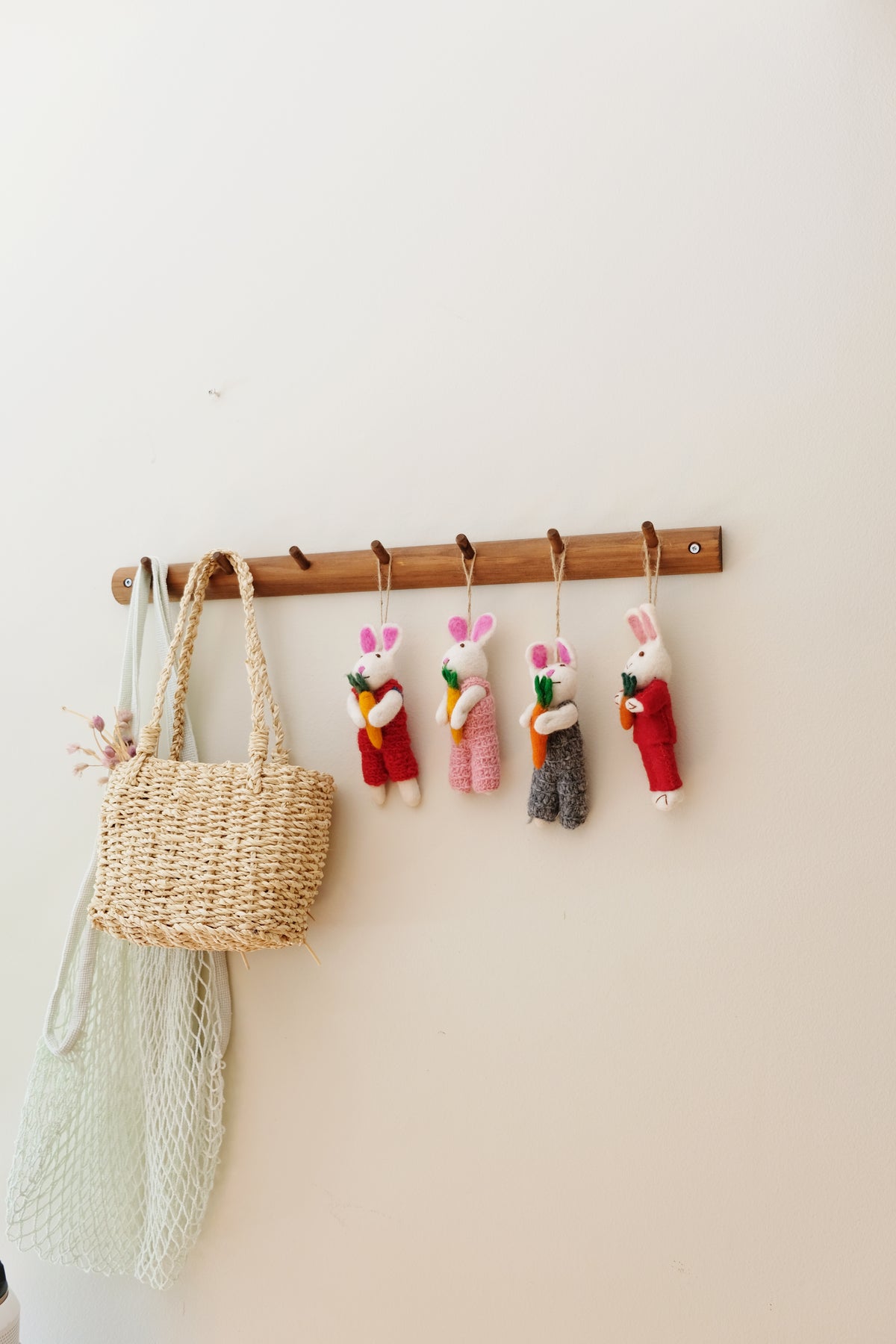 Bunny Ornament with Carrots