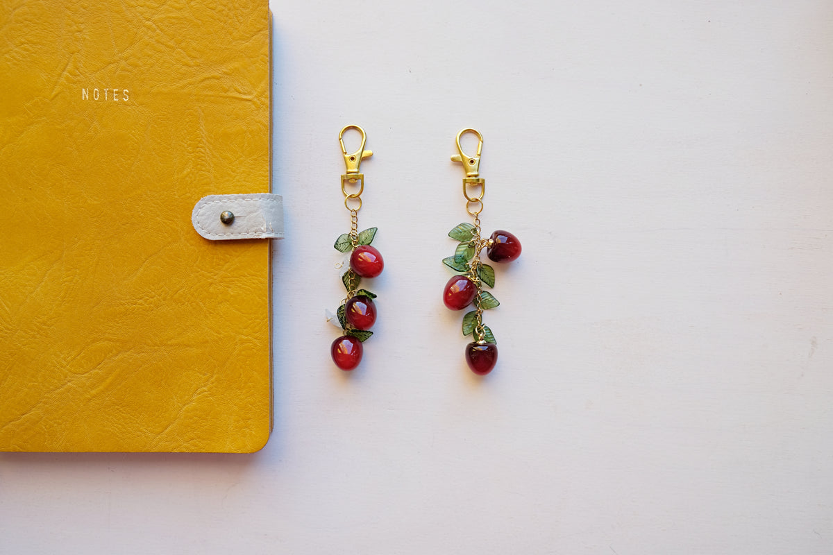 Red Cherry Bag Charm