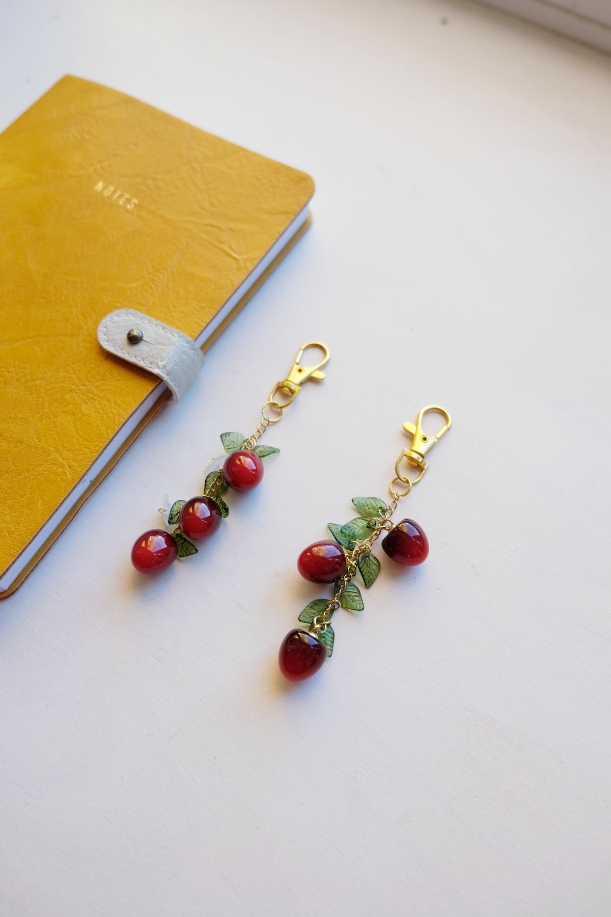 Red Cherry Bag Charm
