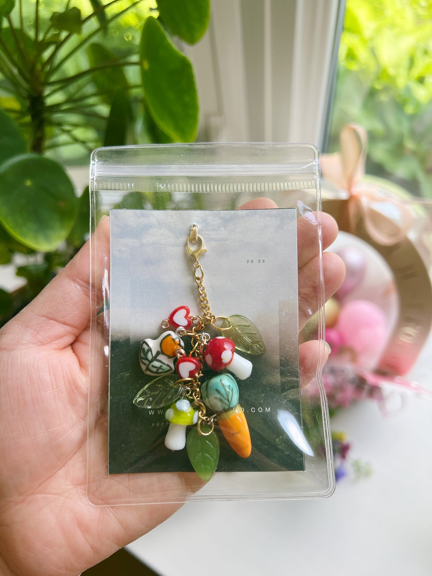 Garden Picnic Charm, cottage core, Whimsical Nature charm