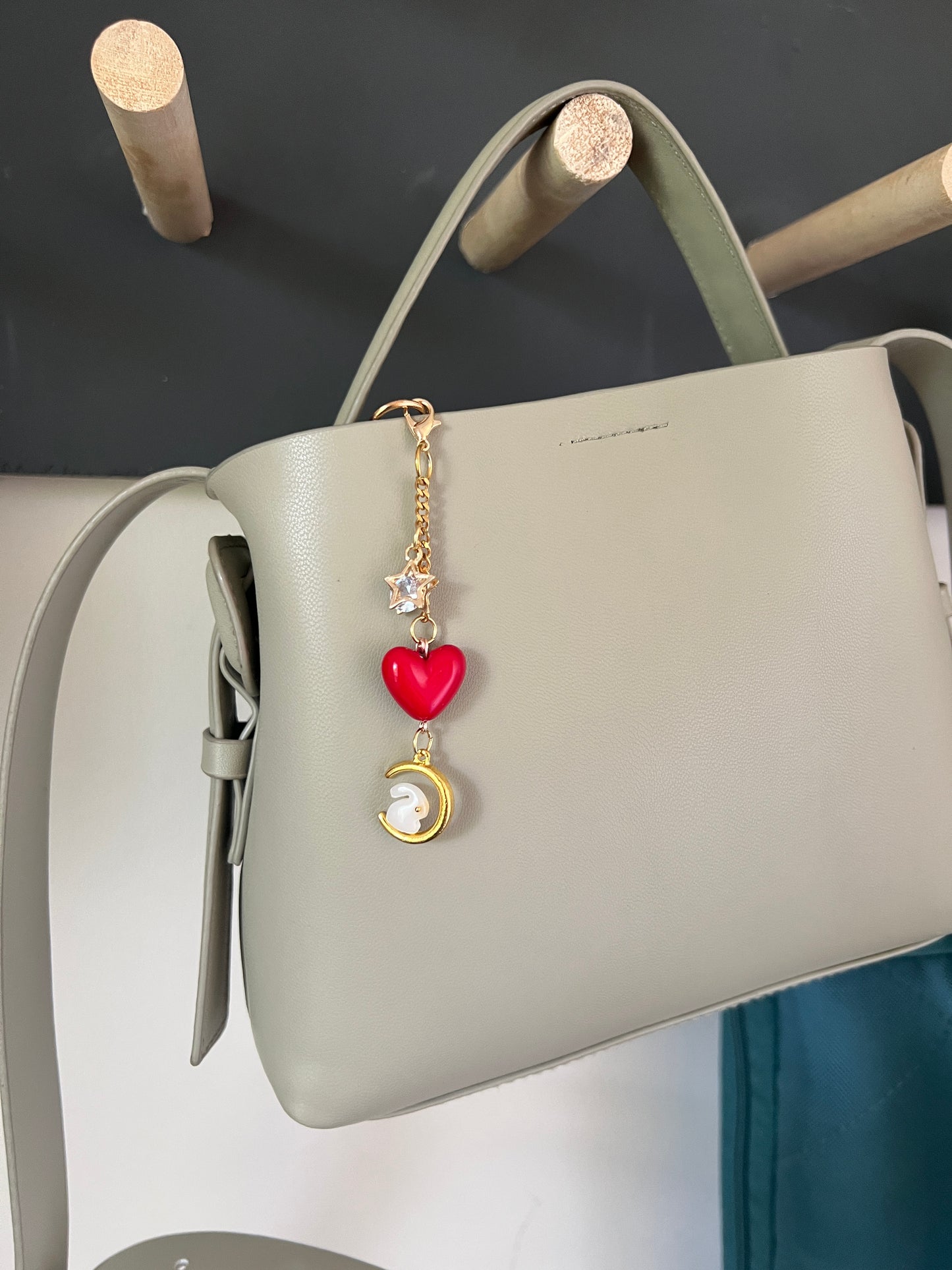 Sweet Moonlight whimsical bag charm