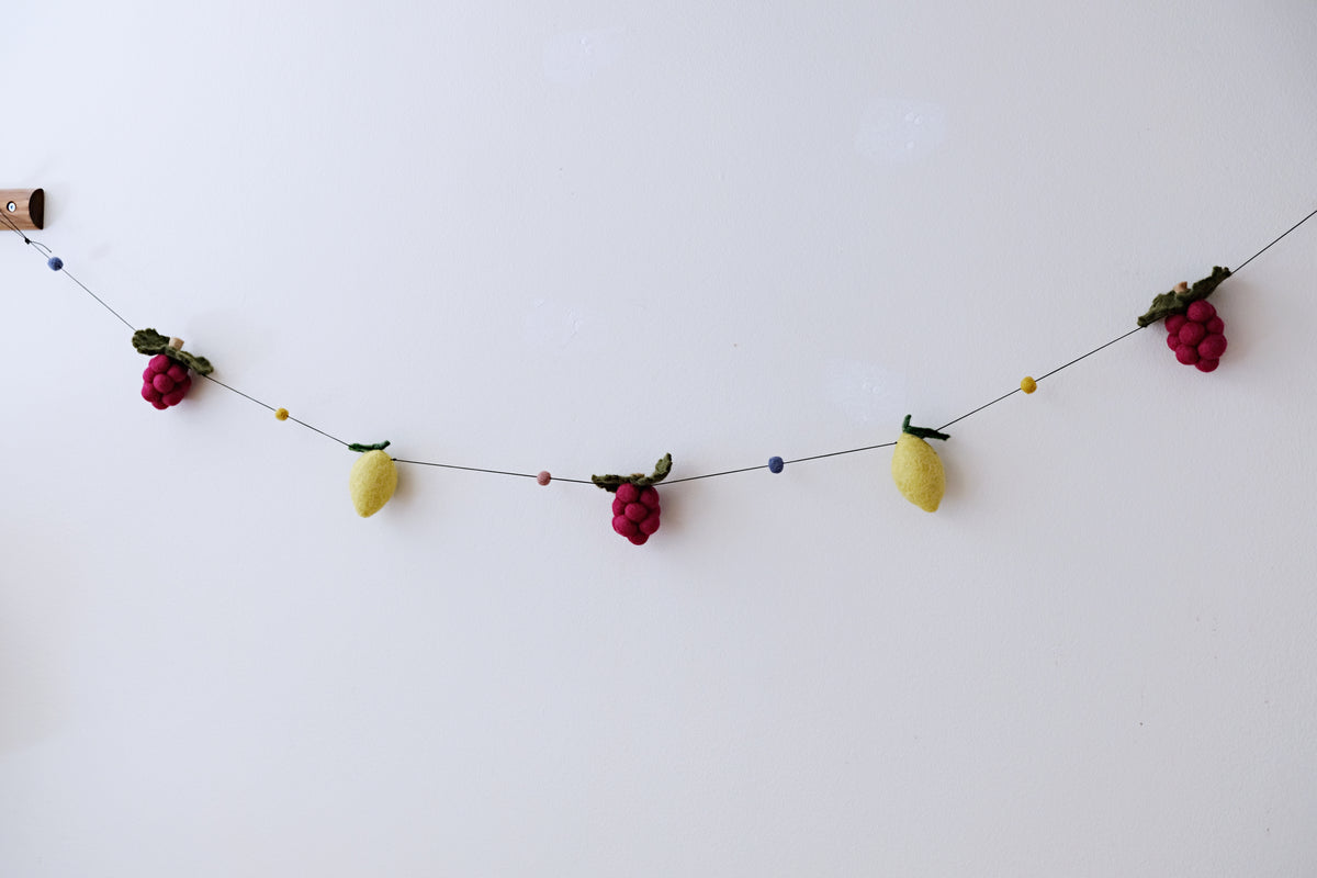 Grape and Lemon Garland
