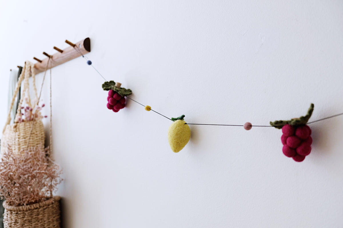 Grape and Lemon Garland