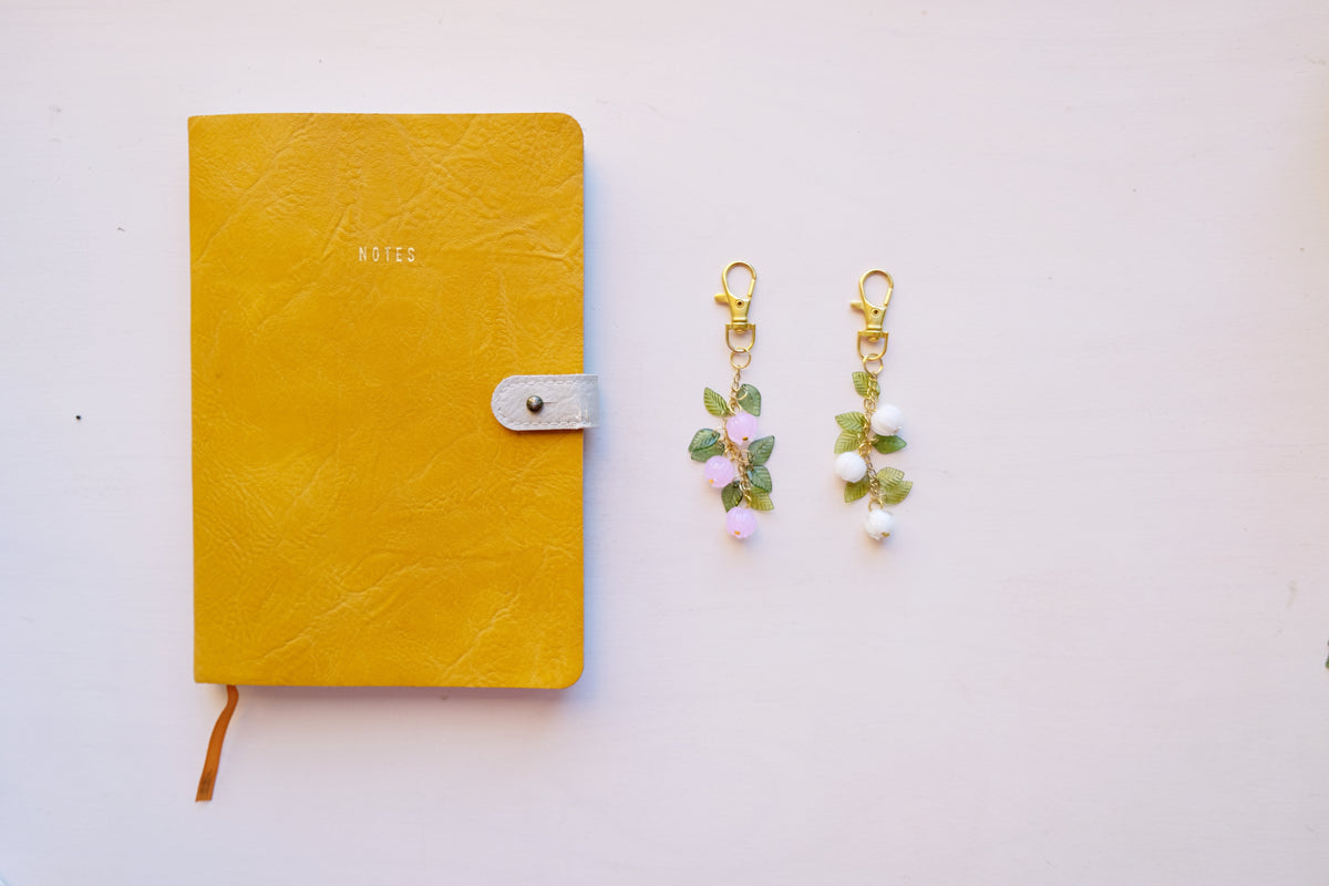 Lily of the valley bag charm